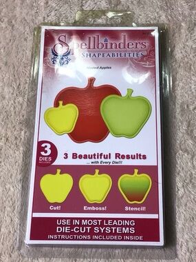 Spellbinders Shapeabilities Nested Apples Die Set